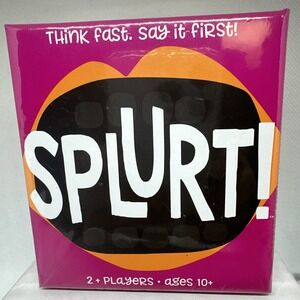 Splurt Gamewright The Think Fast, Say It Fast Card Game New